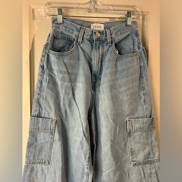 Frame High Rise Baggy Pocket Jean Genoa 25 - Picture 7 of 13